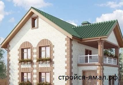 Фото №0 Каркасный дом 155.45 м2 двухэтажный