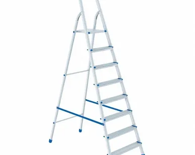 фото Стремянка, 8 ступеней, алюминиевая // СИБРТЕХ // Pоссия