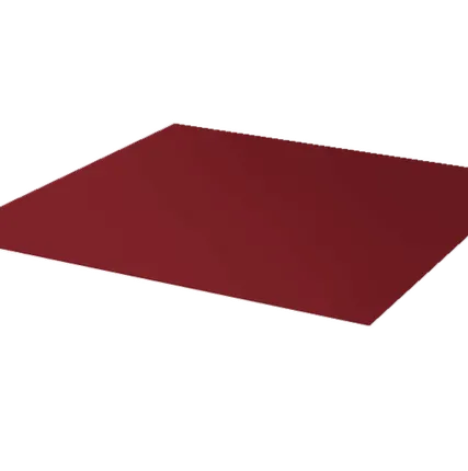 Фото №0 Лист с полимерным покрытием 0,45 мм пэ в пленке ral3009 красный оксид