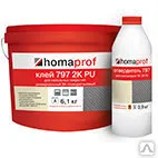 фото Клей для тактильной плитки из резины, ПВХ, полиуретана (7 кг)
