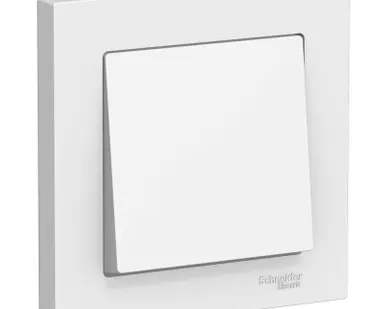 фото Выключатель 1-кл. СП AtlasDesign 10А IP20 (сх. 1) 10AX в сборе бел. SE ATN000112