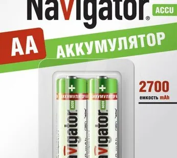 фото Аккумулятор 94 465 NHR-2700-HR6-BP2 (блист.2шт) Navigator 94465