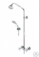 фото Смеситель для душа Ретро с жёсткой стойкой и душевым шлангом