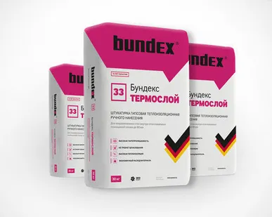фото Теплоизоляционная штукатурка ручного нанесения "Bundex Термослой"