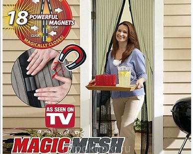 фото Москитная сетка на магнитах MAGIC MESH (МЕДЖИК МЕШ)