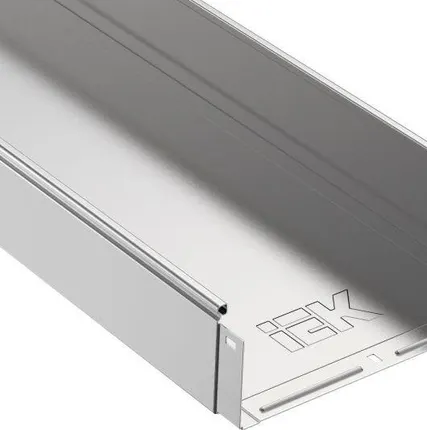 Фото №0 Лоток листовой неперфорированный 200х100 L3000 сталь 0.8мм ИЭК CLN10-100-200-3