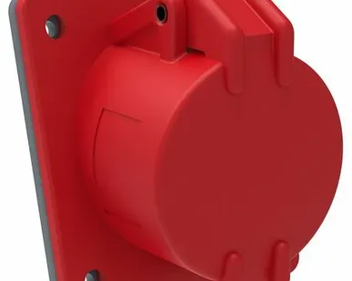 фото Розетка силовая 3-ф., 16А, 380В, IP44 (5-п, встр.) MA...