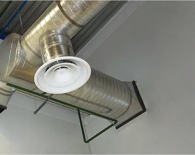 фото Монтаж вентиляционных диффузоров