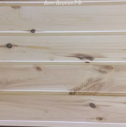 Фото №0 Вагонка 3000х88(80)х13 сорт В (хвойные породы) (в уп.10шт.)