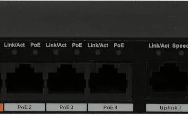 фото Коммутатор DH-PFS3006-4ET-60 4х100Мбит 4PoE неуправляемый Dahua 1084911
