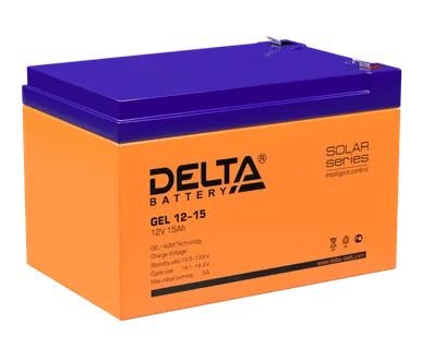 фото Аккумулятор Delta GEL 12-15