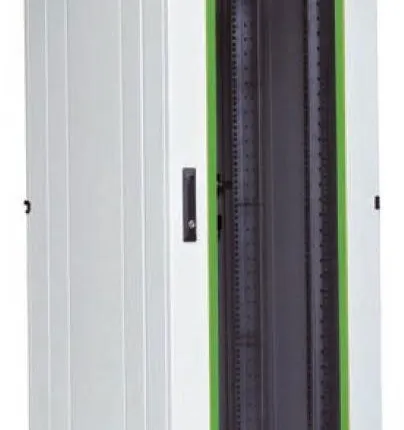 Фото №0 LN05-24U68-G (черный) Шкаф сетевой 19", стеклянная передняя дверь