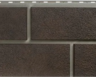 фото Фасадные панель Камень Неаполитанский (коричневый)