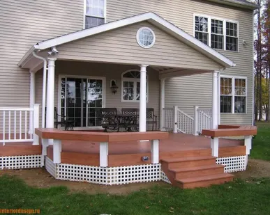 фото Крыльцо с навесом