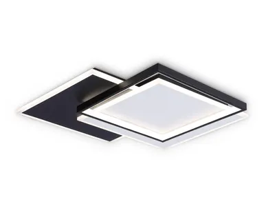 фото Светильник настенно-потолочный AMBRELLA LIGHT светодиодный FA7723 WH/BК 500х500х70 белый, черный