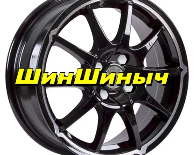 фото 6x15/4x100 ET38 D67,1 Джокер Антрацит-алмаз