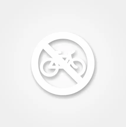 Фото №0 Знак «На велосипедах запрещено»