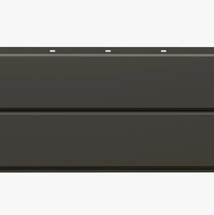 Фото №0 Сайдинг Потолочно-фасадная панель «Софит» Premium, 0.5 мм RAL 8019, Серо-коричневый