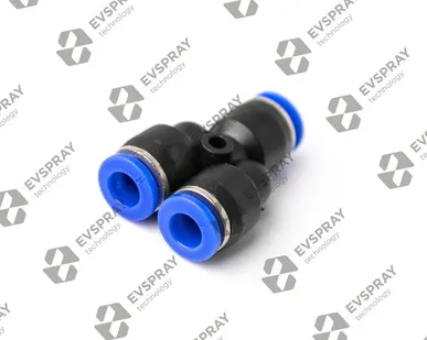 фото Тройник с быстроразъёмными соединениями (6мм)