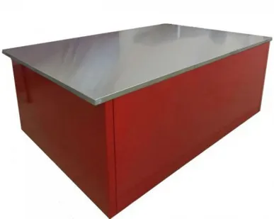 фото Подиум под фреш красный