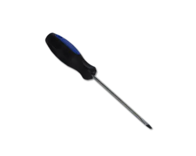 фото Отвертка шлицевая №6*200мм, антискользящая ручка SANTOOL