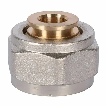 Фото №0 Фитинг компрессионный ROMMER евроконус для труб PEX-AL-PEXc 20х2,9х3/4