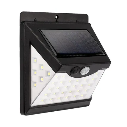 Фото №0 Светильник NEW AGE на солнечной батарее датчик движения; освещенности кнопка вкл/выкл герметичная фасадная 3 режима работы LED COB Lamper 602-236