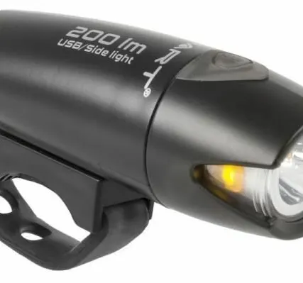 Фото №0 Фара Smart Polaris 200 люмен. mini-USB зарядка, черн.