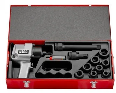 фото 928 D1/S12 Набор гайковерта с аксcесуарами 12 пр, 3/4", 1015 Нм, USAG