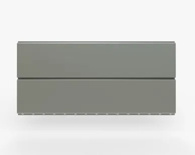 фото Сайдинг Металлический сайдинг «Евробрус» Premium, 0.5 мм RAL 7047, Телегрей 4