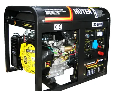 фото Генератор сварочный бензиновый 64/1/18 Huter DY6500LXW, 5.5 кВт, 220 В
