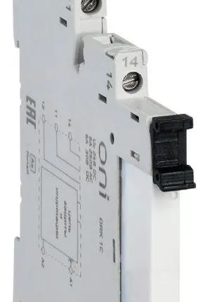 Фото №0 Реле интерфейсное ORK с розеткой 1C 24В DC ONI ORK-1-1C-DC24V