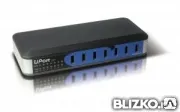 фото 7-портовый USB-хаб UPort 207 МОХА в пластиковом корпусе