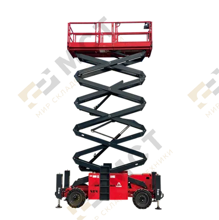 Фото №0 Ножничный подъемник для пересеченной местности Hered HS1623RT