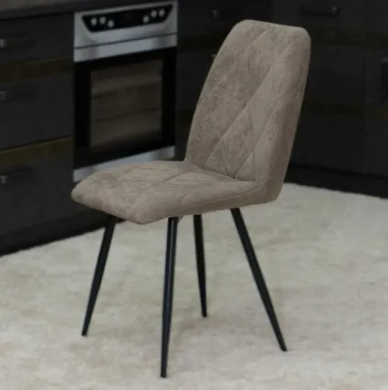 Фото №0 Стул Велюр Престиж (02) Десерт коричневый-Черный