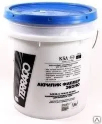 фото Шкаклевка для наружних работ Terraco Acrylic-filler 25 кг ведро