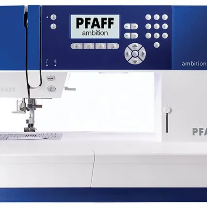 Фото №0 Швейная машина Pfaff Ambition 610, белый/синий