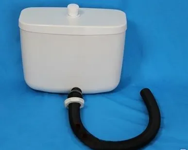 фото Бачок для унитаза &quot;компакт&quot; пласт среднего расположения, с трубкой