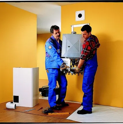 Фото №0 Установка отопительного котла в частном доме