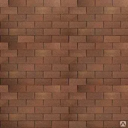 Фото №0 Гибкая черепица коричневый FLAMENKO