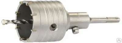 Фото №0 Коронка ЗУБР буровая, SDS-plus хвостовик, в сборе, 68мм