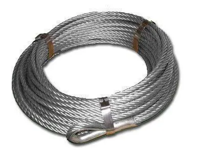 фото Трос стальной (цинк) МФ катушки (КНР), DIN 3055 6,0