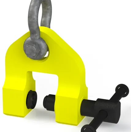 Фото №0 Захват струбцинный вертикальный ZSV (г/п 1,5 т, лист 0-35мм)