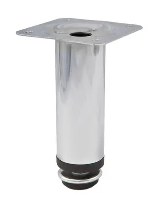 Фото №0 Опора меб. мет. D-100 h100 с регул. хром AKS