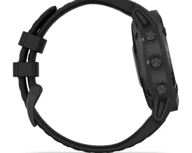 фото Часы Garmin Fenix 6X Pro черные с черным ремешком