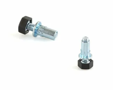 фото Опора регулируемая c граненым плаcтиковым основанием FIRMAX, M6, L=24 мм, сталь, пластик, черный JA27