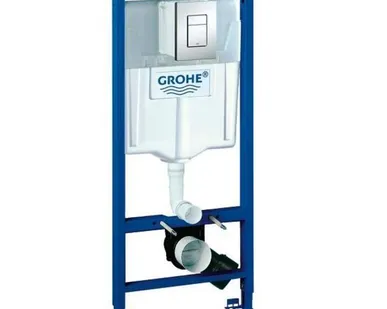 фото Инсталляция GROHE Rapid SL 3 в 1 в сборе, для подвесного унитаза с кнопкой