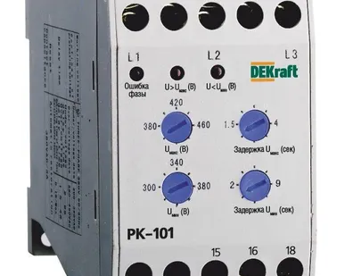 фото Реле контроля фаз 380В тип01 серии РК-101 SchE 23300DEK