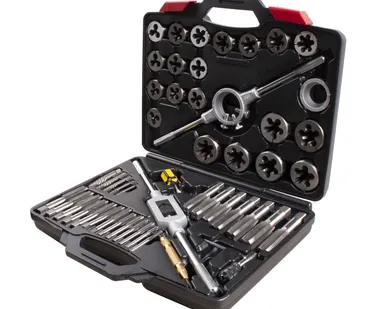 фото Набор метчиков и плашек SK-5 M6-M24, кейс, 51 предмет МАСТАК 351-00051C
