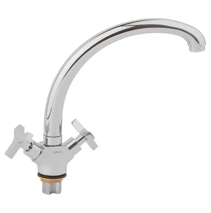 Фото №0 Смеситель Arco А4518 для кухни, крестовые маховики, хром